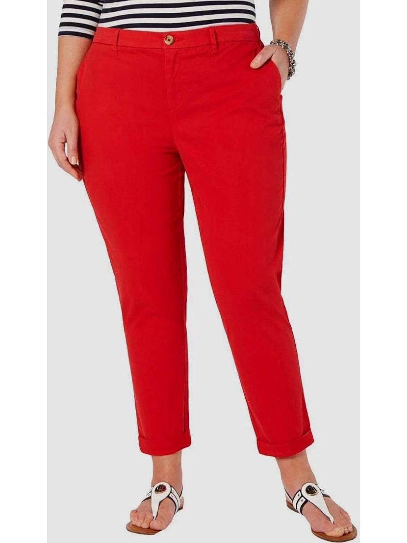 Scarlet Stretch Chinos