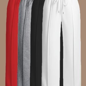 Women's 4-Pack Straight-Leg Jogger Pants - All-Season Comfort Set