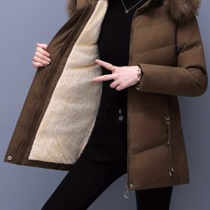 Women's Thickened Warm Winter Parka - Cold-Resistant Padded Coat