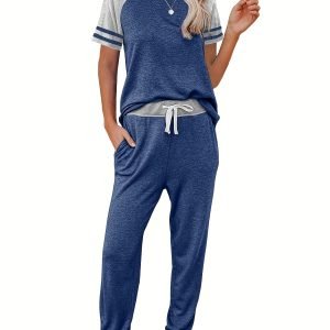 Women's Lounge Jogger Set - Comfortable 2-Piece Casual Outfit
