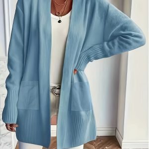 Plus Size Women's Open Front Cardigan