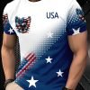 Men's 3D Print Fashion T-Shirt - Modern Graphic Streetwear Tee