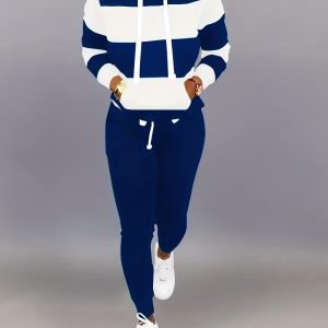 Two Piece Outfits for Women Casual Jogging Suit Set Long Sleeve Sweatshirt And Sweatpants Athletic Loungewear Set Sweatpants for Women Winter for Women Women Pink Jogging Set