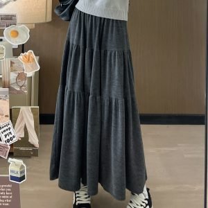 Three-Layer Cake Midi Skirt - Relaxed Fall/Winter 2025 Style