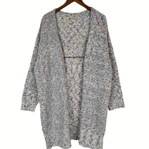Women's Elegant Long Sleeve Floral Cardigan