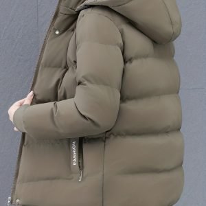 Women's Fashionable Belted Winter Coat