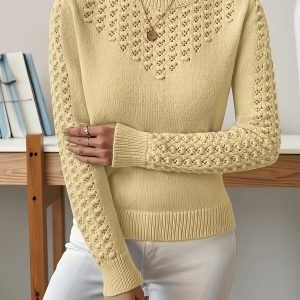 Women's Solid Color Short Pullover