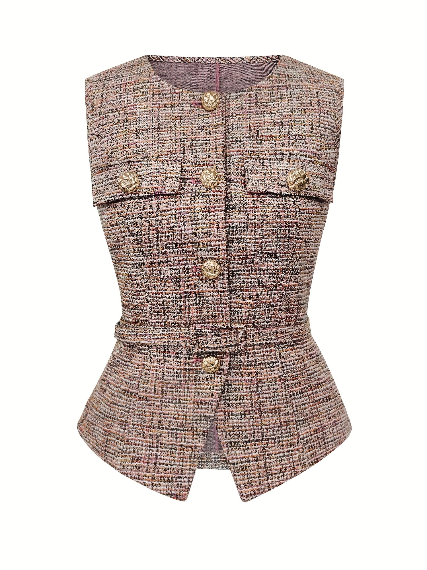 Elegant Business Vest Detail View