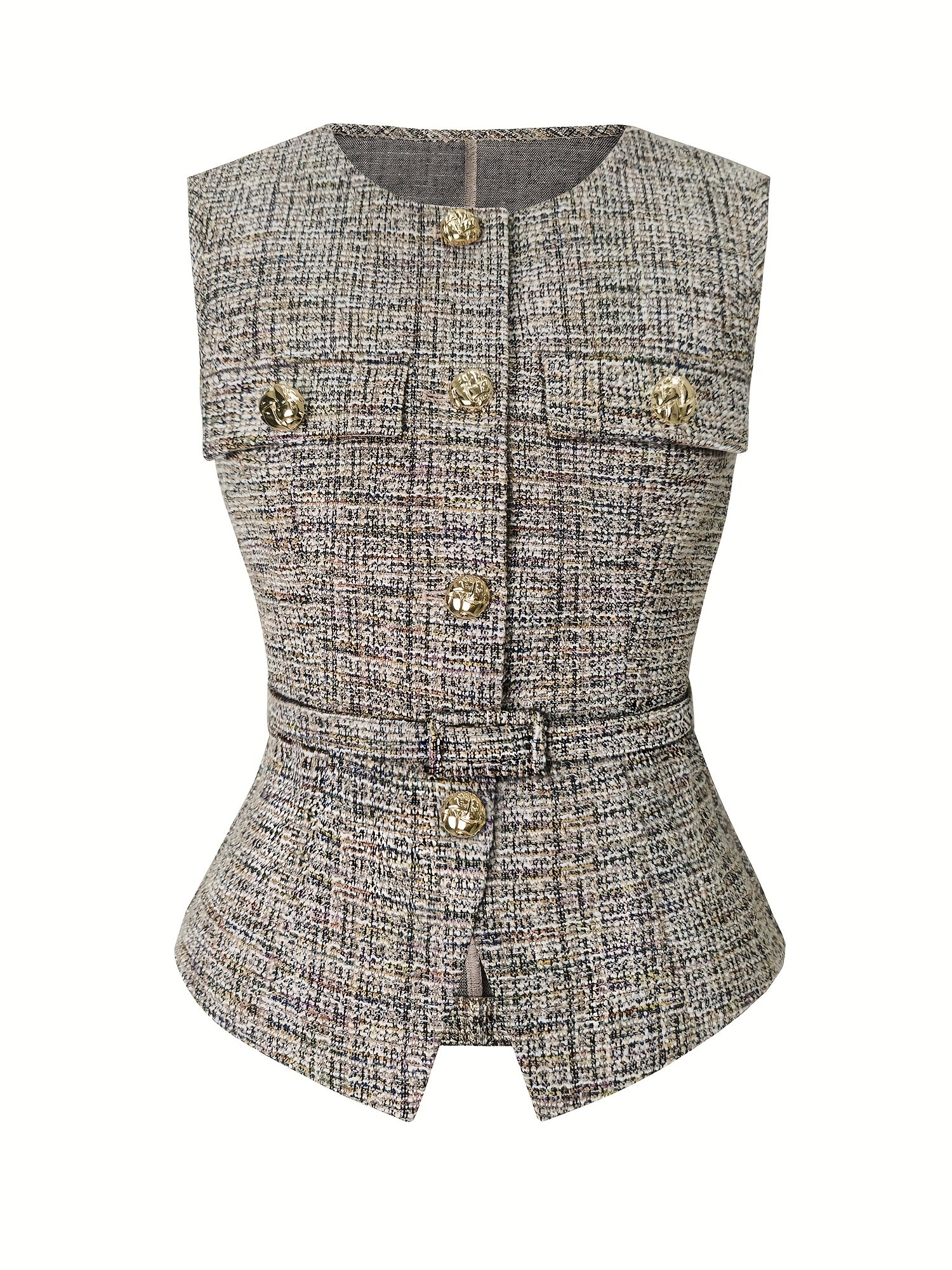 Elegant Business Vest Front View