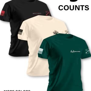 Men's Short-sleeve T-shirt with Goose Print and Crew Neck, Suitable for Summer Outings, Casual and Versatile 3pcs Short-sleeve Set