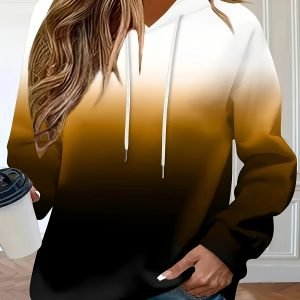 Women's Casual Gradient Hoodie