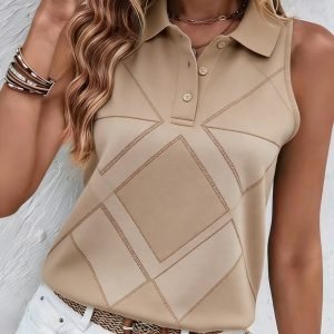 Women's Sleeveless Polo Shirt