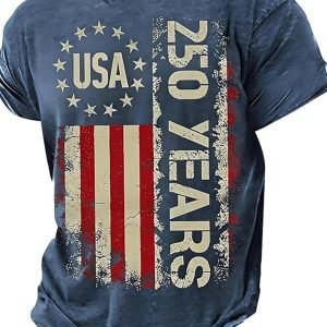 Fashionable Men'S Short-Sleeved T-Shirt, Festive Apparel, 2026 Year of The Horse, St. Patrick'S Day, Carnival, Easter, Trendy And Versatile Men'S Clothing, Festive Surprise Gift, Comfortable And Breathable